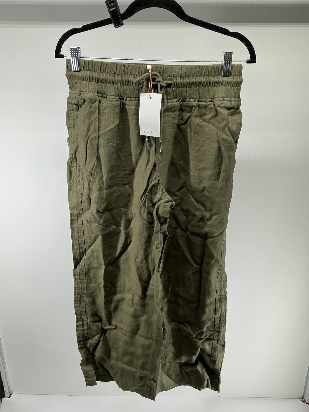 100% European Linen Wide Leg Pants - 26"